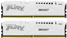 Модуль памяти DDR5 32GB (2*16GB) Kingston FURY KF560C36BWE2K2-32 Beast White EXPO PC5-48000 6000MHz 1RX8 36-44-44 1.35V 288-pin 16Gbit