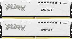 Модуль памяти DDR5 64GB (2*32GB) Kingston FURY KF552C36BWEK2-32 Beast White EXPO 5200MHz CL36 1RX8 1.25V 16Gbit retail
