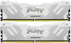 Модуль памяти DDR5 32GB (2*16GB) Kingston FURY KF560C32RWK2-32 Renegade White XMP PC5-48000 6000MHz 1RX8 CL32 1.35V 288-pin 16Gbit