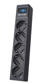 Сетевой фильтр ZIS Pilot sG-Max 5M 5 outlets (GP), 15А/3.3 kVt, aut