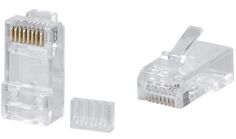 Коннектор Cabcoil FTP-45-C6-INS RJ-45, категории 6 под витую пару, экранированный, вставка в комплекте
