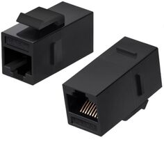 Адаптер проходной Cabcoil FTA-KEYJ-RJ45-C5e формата Keystone, RJ45-RJ45, категория 5е