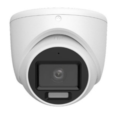 Видеокамера HD-TVI iFlow F-AC-2322M(2.8mm) 2Мп уличная купольная с гибридной подсветкой ИК/LED до 30/20м, встроенный микрофон, CMOS, объектив 2.8мм, у