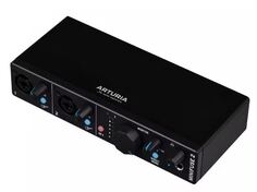Аудиоинтерфейс Arturia MiniFuse 2 Black 800102 24бит/192кГц, два комбинированных входа XLR-1/4” (микрофонный / линейный / инструментальный уровень) с
