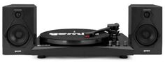 Проигрыватель Gemini TT-900BB виниловых дисков ременной привод, два двухполосных стереодинамика, 2xRCA выход, Bluetooth, цвет черный