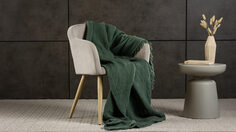 Покрывало Askona Home Muslin, цвет хвоя Аскона
