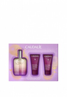 Набор для ухода за телом Caudalie для увлажнения тела (масло для тела, лица и волос, гель для душа, питательный лосьон)