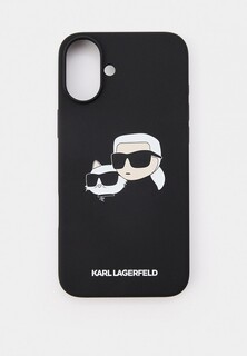 Чехол для iPhone Karl Lagerfeld 16 Plus, с MagSafe, силиконовый Liquid silicone