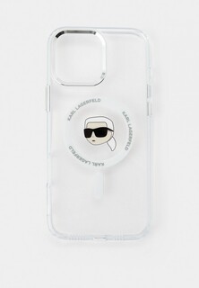 Чехол для iPhone Karl Lagerfeld 16 Pro Max, с MagSafe, с принтом IML