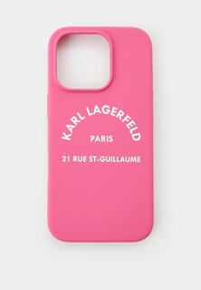 Чехол для iPhone Karl Lagerfeld 16 Pro, силиконовый Liquid silicone