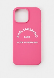 Чехол для iPhone Karl Lagerfeld 16 Pro Max, силиконовый Liquid silicone