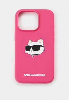 Чехол для iPhone Karl Lagerfeld 16 Pro, с MagSafe, силиконовый Liquid silicone
