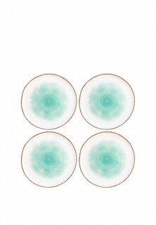Набор тарелок Elan Gallery 4 шт., 18,2х18,2х2 см, Кантри
