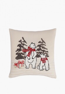 Подушка декоративная Tkano новогодняя Festive bears 45х45 см