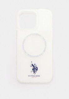 Чехол для iPhone U.S. Polo Assn. 16 Pro Max, с MagSafe, с принтом IML