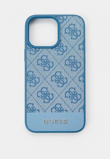 Чехол для iPhone Guess 16 Pro Max, из экокожи PU leather Metal logo