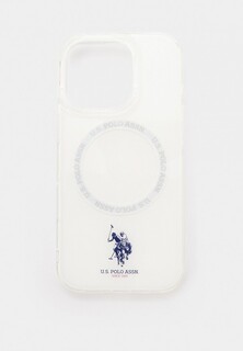 Чехол для iPhone U.S. Polo Assn. 16 Pro, с MagSafe, с принтом IML