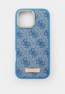 Чехол для iPhone Guess 16 Pro Max, с MagSafe, из экокожи PU Leather