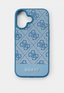 Чехол для iPhone Guess 16, из экокожи PU leather Metal logo