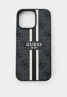 Чехол для iPhone Guess 16 Pro Max, с MagSafe, из экокожи PU Leather