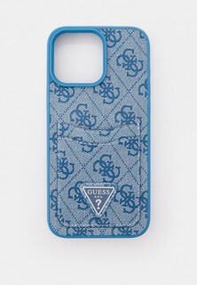 Чехол для iPhone Guess 16 Pro Max, из экокожи, с кардслотом PU Leather Double cardslot