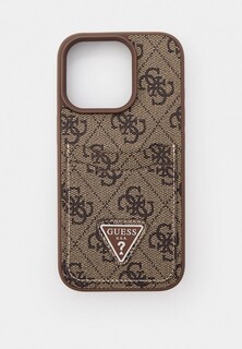 Чехол для iPhone Guess 16 Pro, из экокожи, с кардслотом PU Leather Double cardslot
