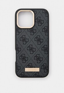 Чехол для iPhone Guess 16 Pro Max, с MagSafe, из экокожи PU Leather