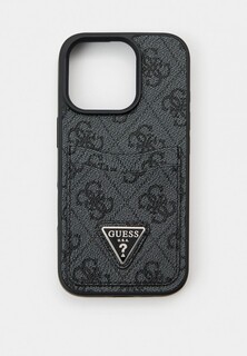 Чехол для iPhone Guess 16 Pro, из экокожи, с кардслотом PU Leather Double cardslot