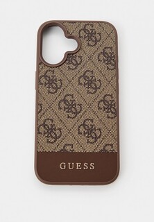Чехол для iPhone Guess 16, из экокожи PU leather Metal logo