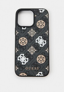 Чехол для iPhone Guess 16 Pro Max, с MagSafe, из экокожи PU Leather