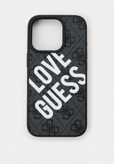 Чехол для iPhone Guess 16 Pro, с MagSafe, из экокожи PU Leather
