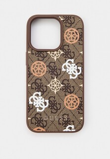 Чехол для iPhone Guess 16 Pro, с MagSafe, из экокожи PU Leather