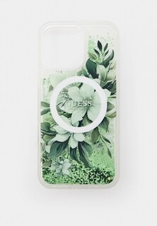 Чехол для iPhone Guess 16 Pro Max, с MagSafe, c жидкими блестками Liquid Glitter