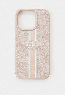 Чехол для iPhone Guess 16 Pro, с MagSafe, из экокожи PU Leather