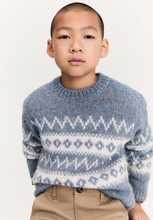 Свитер Mango Kids BLUE