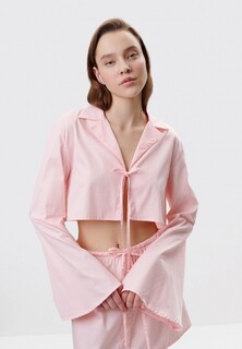 Рубашка домашняя Lovegoods MINI COTTON SHIRT PINK