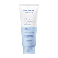 Пенка для умывания MISSHA SUPER AQUA ULTRA HYALRON очищающая для снятия макияжа 200 мл