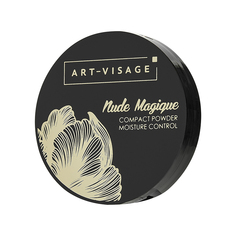 Пудра для лица ART-VISAGE NUDE MAGIQUE компактная для сухой и нормальной кожи тон 111 Теплый
