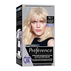 Краска для волос LOREAL PREFERENCE COOL BLONDS тон 10.1 Хельсинки 40 мл LOreal