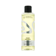 Тоник для лица MARKELL GREEN SECRET с муцином улитки и РНА кислотами тонизирование и увлажнение 200 мл