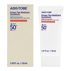 Крем для лица ASIS-TOBE солнцезащитный с экстрактом зеленого чая SPF 50+ 50 мл
