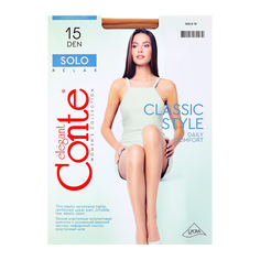Колготки женские CONTE ELEGANT SOLO 15 den natural p-p 4