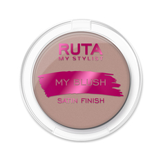 Румяна для лица RUTA MY BLUSH компактные сатиновые тон 04 Деловая леди