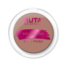 Румяна для лица RUTA MY BLUSH компактные сатиновые тон 06 Обаяние терракота