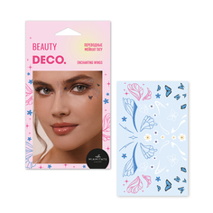 Набор мейк-ап тату для лица DECO. FAIRYCORE by Miami tattoos enchanting wings