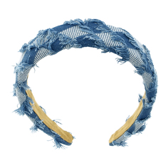 Ободок LADY PINK DENIM
