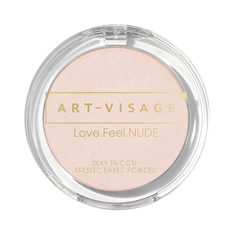 Пудра для лица ART-VISAGE LOVE.FEEL.NUDE запеченная с шелковым финишем тон 412 Теплый бежевый