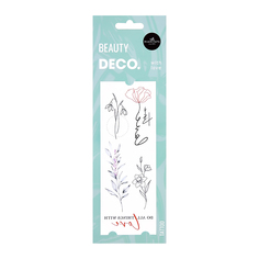 Набор переводных татуировок для тела DECO. SPRING FLOWER by Miami Tattoos With love