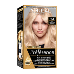 Краска для волос LOREAL PREFERENCE тон 9.1/Z Викинг 40 мл LOreal