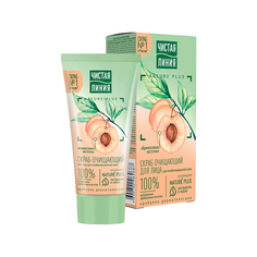 Скраб для лица ЧИСТАЯ ЛИНИЯ NATURE PLUS очищающий 50 мл